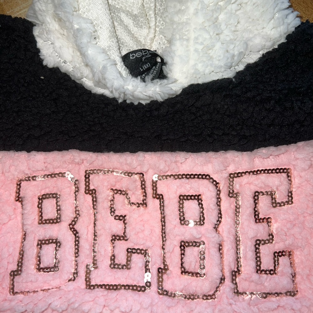 bebe pullover hoodie. SZ. 6X. NWT - Picture 4 of 5